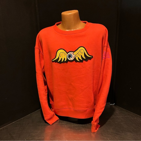 Men's OrangeVon Dutch Sweatshirt with Winged Logo - Picture 1 of 13